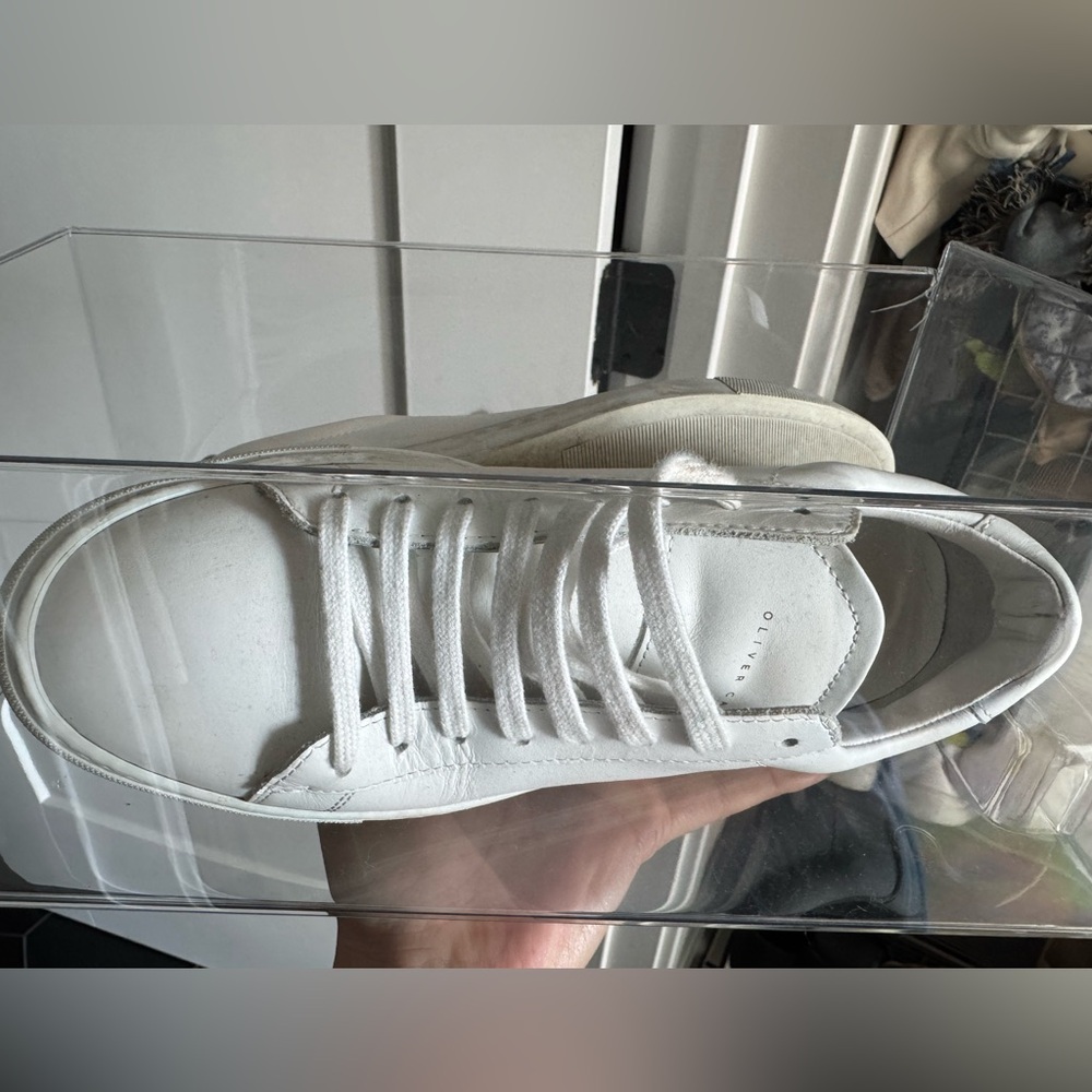 Oliver Cabell White Leather Sneakers